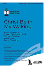 Christ Be in My Waking SAB choral sheet music cover
